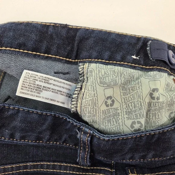 Cat and Jack Skinny Jeans Kids Size 14 Dark Wash Stretch Every day School - Picture 3 of 7